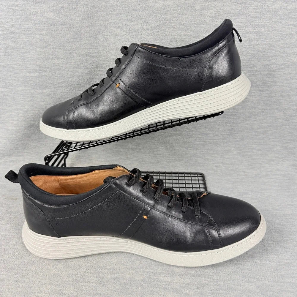 Samuel Hubbard Featherlight Flight Sneakers Mens 11.5 M Black Leather Shoes